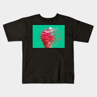 Dispersed Ginger flower Kids T-Shirt